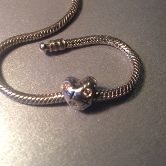 AUTHENTIC PANDORA STERLING PINK CZ HEAT BEAD