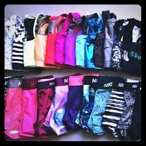 Bra and spandex sets