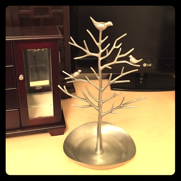 💕 Silver jewelry tree ✨