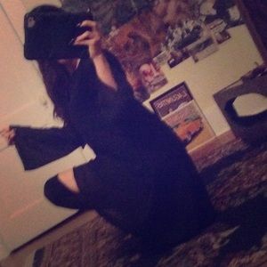 Witchy bell sleeve boho shift dresses