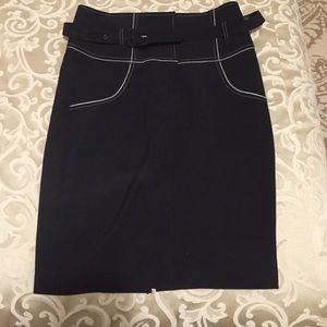 Black pencil skirt