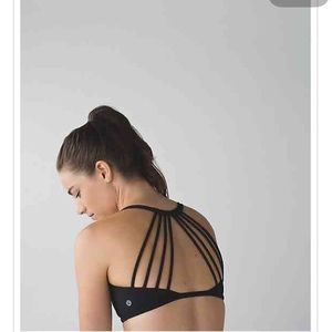 Lululemon Lighten Up Bra Black Size 6 New with Tag