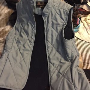 blue vest