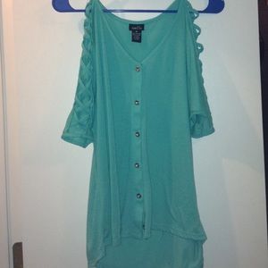 frumpy button up blouse