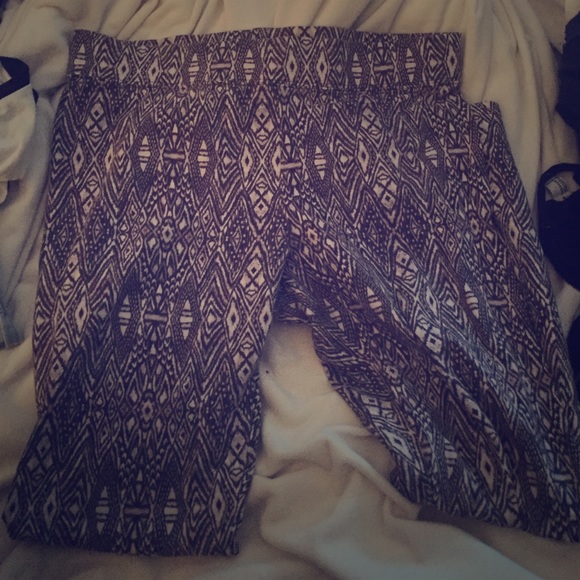Aztec Print Full Length leggings. Worn twice. - Picture 1 of 3