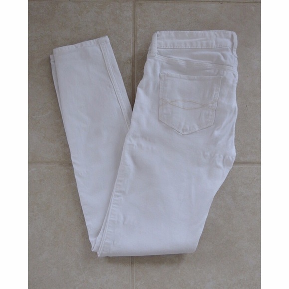 white super skinny jeggings - abercrombie & fitch