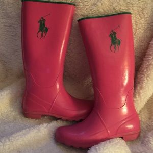 Polo Rain Boots. Size 9