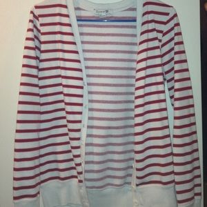 candy striped cardigan