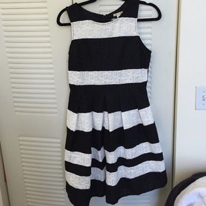Black and white striped dress from Francesca's