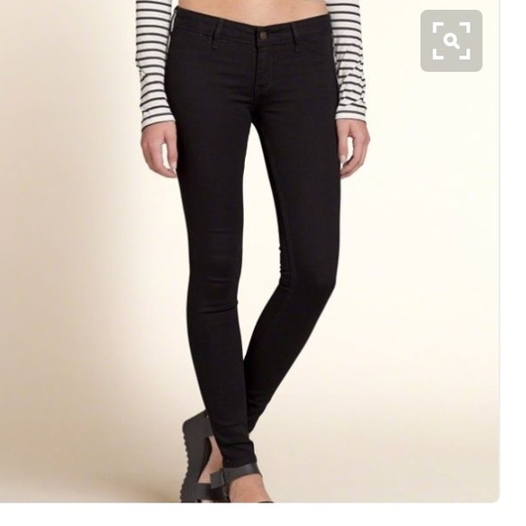 🎉🎉New hollister skinny dark blue jeggings 5r