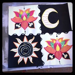 Symmetrical piece, "Blooming Galaxy"