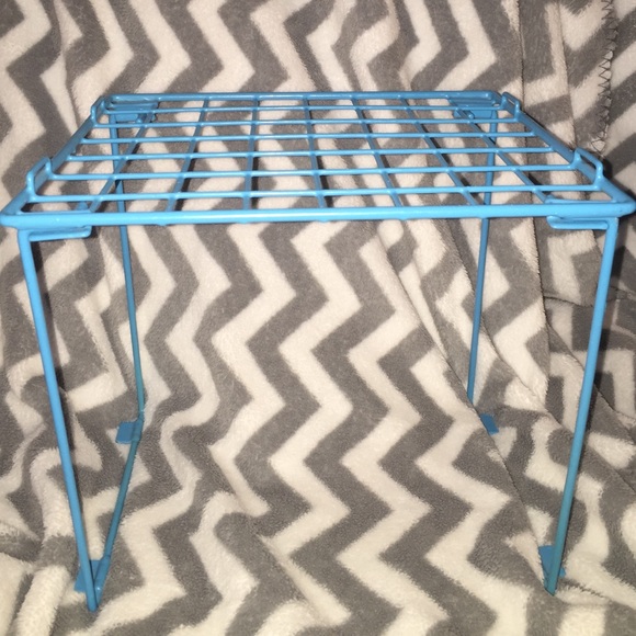 turquoise locker shelf!