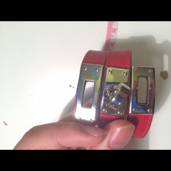 【SOLD】Authentic! Hermes red river tour bracelet - Picture 3 of 4