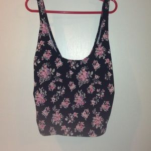floral crop top