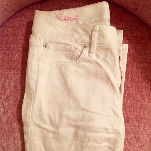 Lilly Pulitzer White Jeans