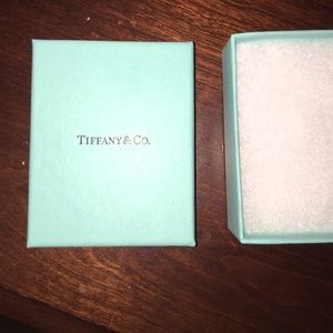 Tiffany & co box and never used pouch