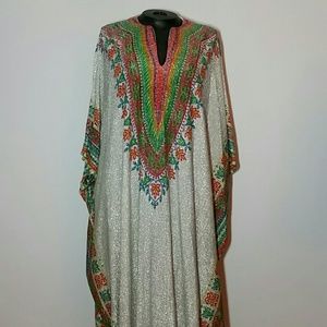 Sparkly vintage daishakai caftcan dress