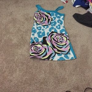 Girls midi rose bud, sparkly dress from Justice