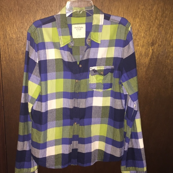Abercrombie & Fitch Plaid Button Down Shirt