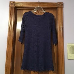 Navy Lace Dress