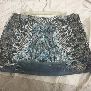 AllSaints sequined skirt (size 4). Worn only once!