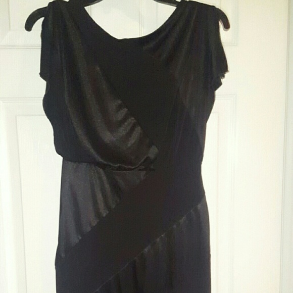 Black fitted dress