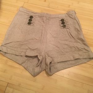 high rise f21 shorts