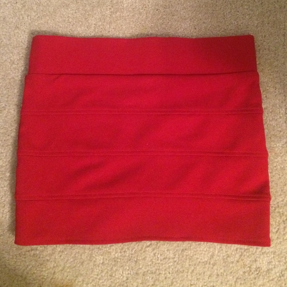Body central red mini skirt - Picture 1 of 1