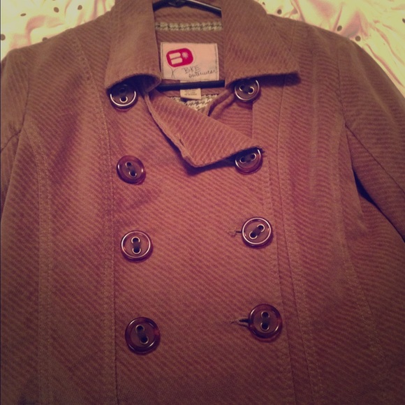 BKE Olive colored peacoat