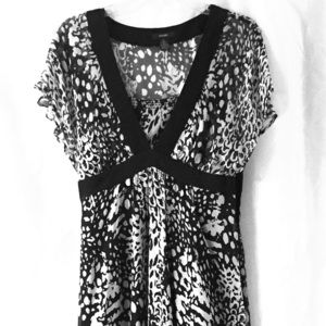 Black and white dress