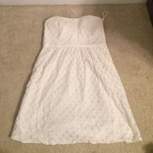 Lace white sundress