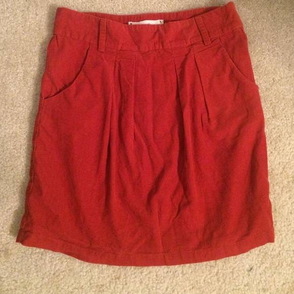 Corduroy red mini skirt! - Picture 1 of 4