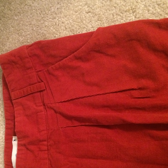 Corduroy red mini skirt! - Picture 2 of 4