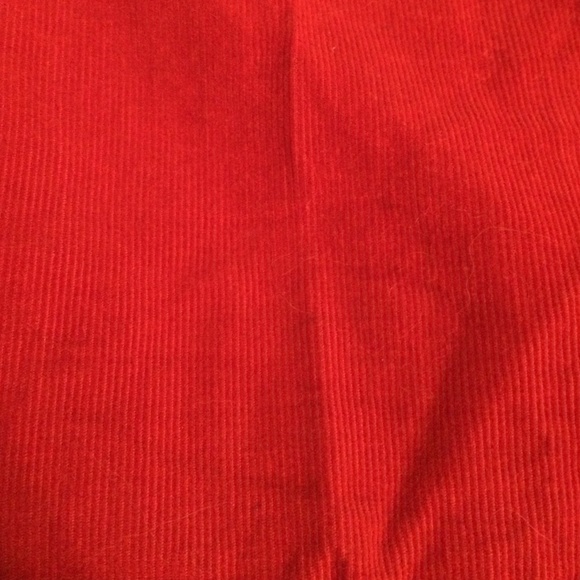 Corduroy red mini skirt! - Picture 4 of 4