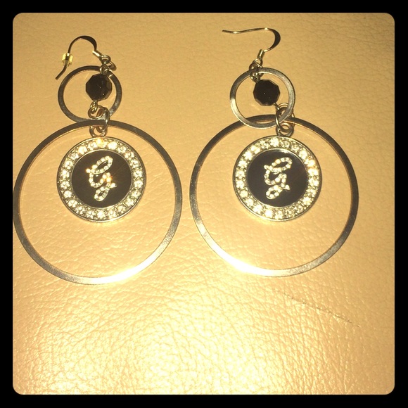 Guess hoop earrings