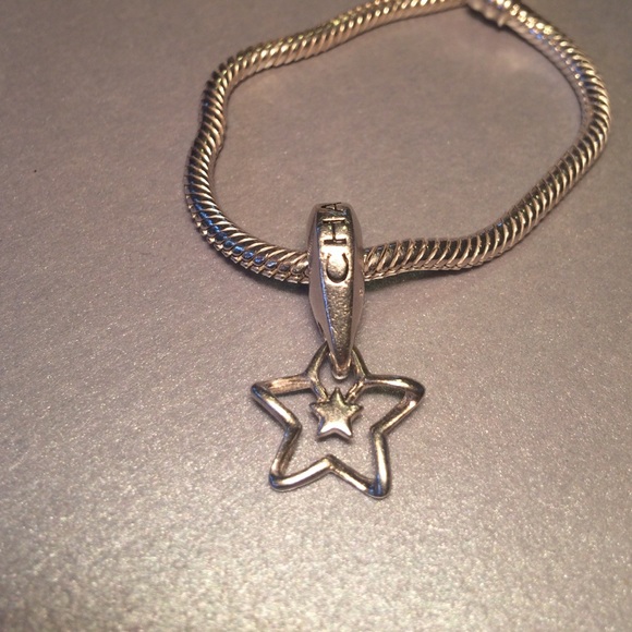 Chamilia STERLING HEART DANGLE CHARM