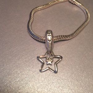 Chamilia STERLING HEART DANGLE CHARM