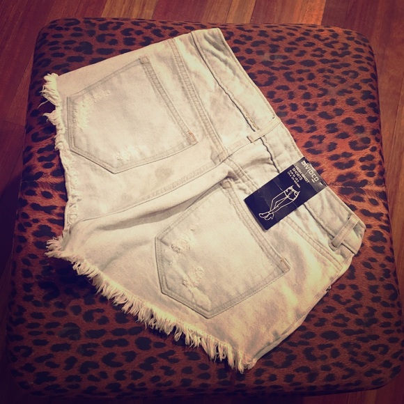 High Waisted Jean Shorts