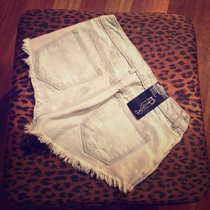 High Waisted Jean Shorts