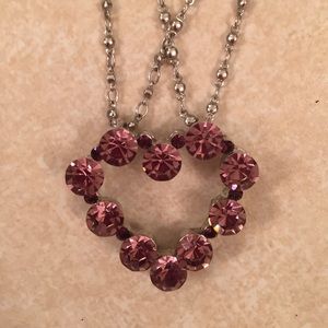 Purple Heart necklace