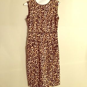 Cheetah print Calvin Kline dress