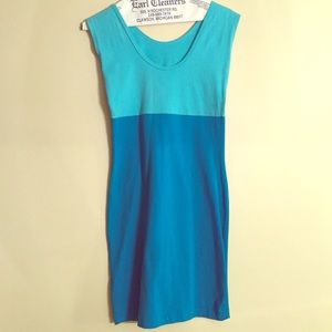 American apparel blue dress