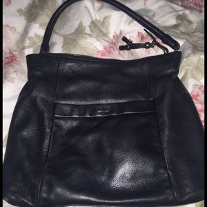 Kate Spade black leather handbag