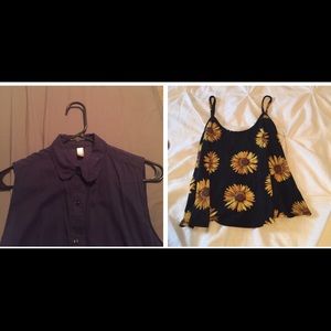 AA top& sunflower top