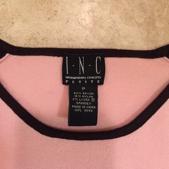 INC Petite Sweater Tank - Picture 2 of 4