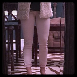AE jeggings--light khaki/cream color