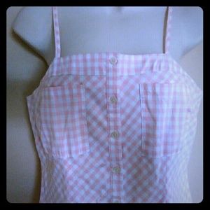 NWOT Pretty In Pink Gingham Check Dress