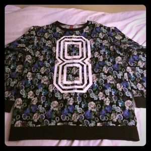 H&M Oversized Graphic Sweatshirt
