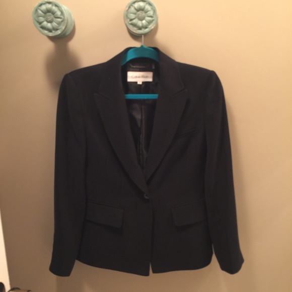Calvin Klein Suit Jacket Black size 6p