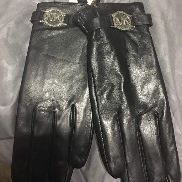 Leather Michael kors gloves